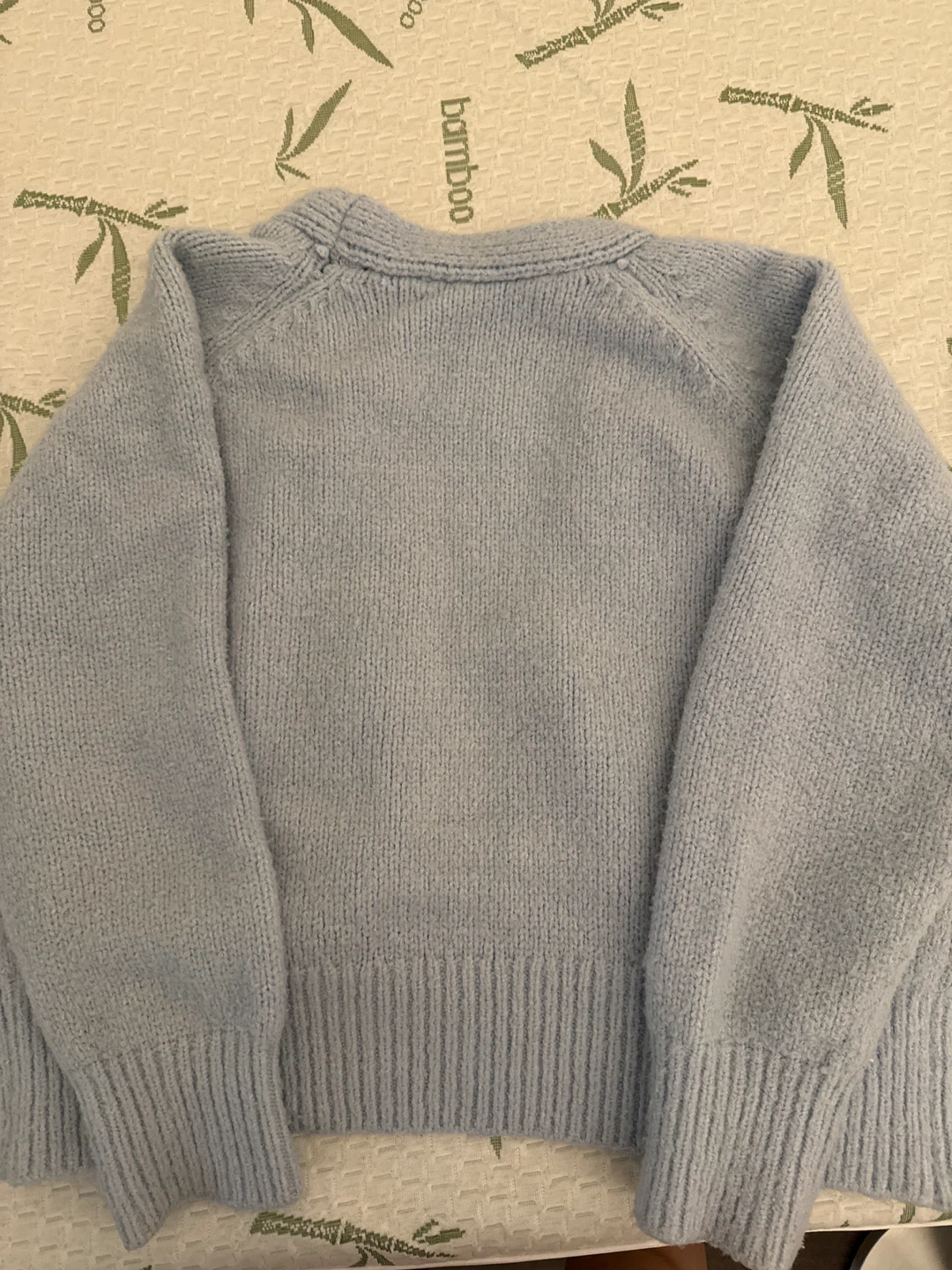 Zara Blue Knit Cardigan - Size L (Also selling tank top) - photo 3