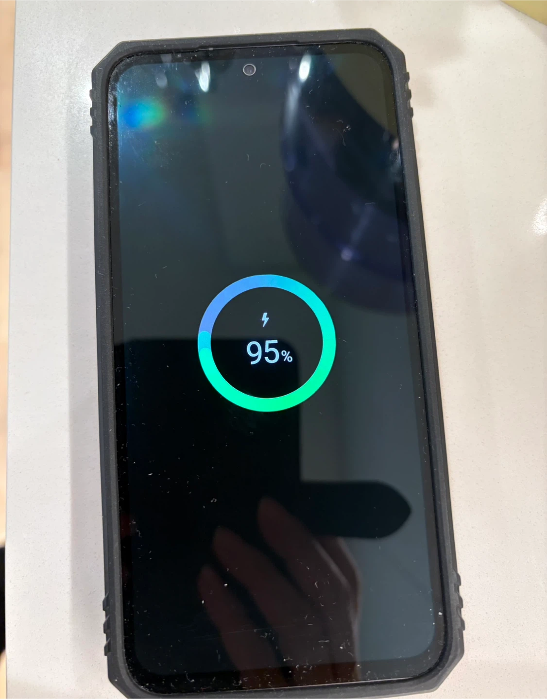 Samsung S23FE with case, charger etc