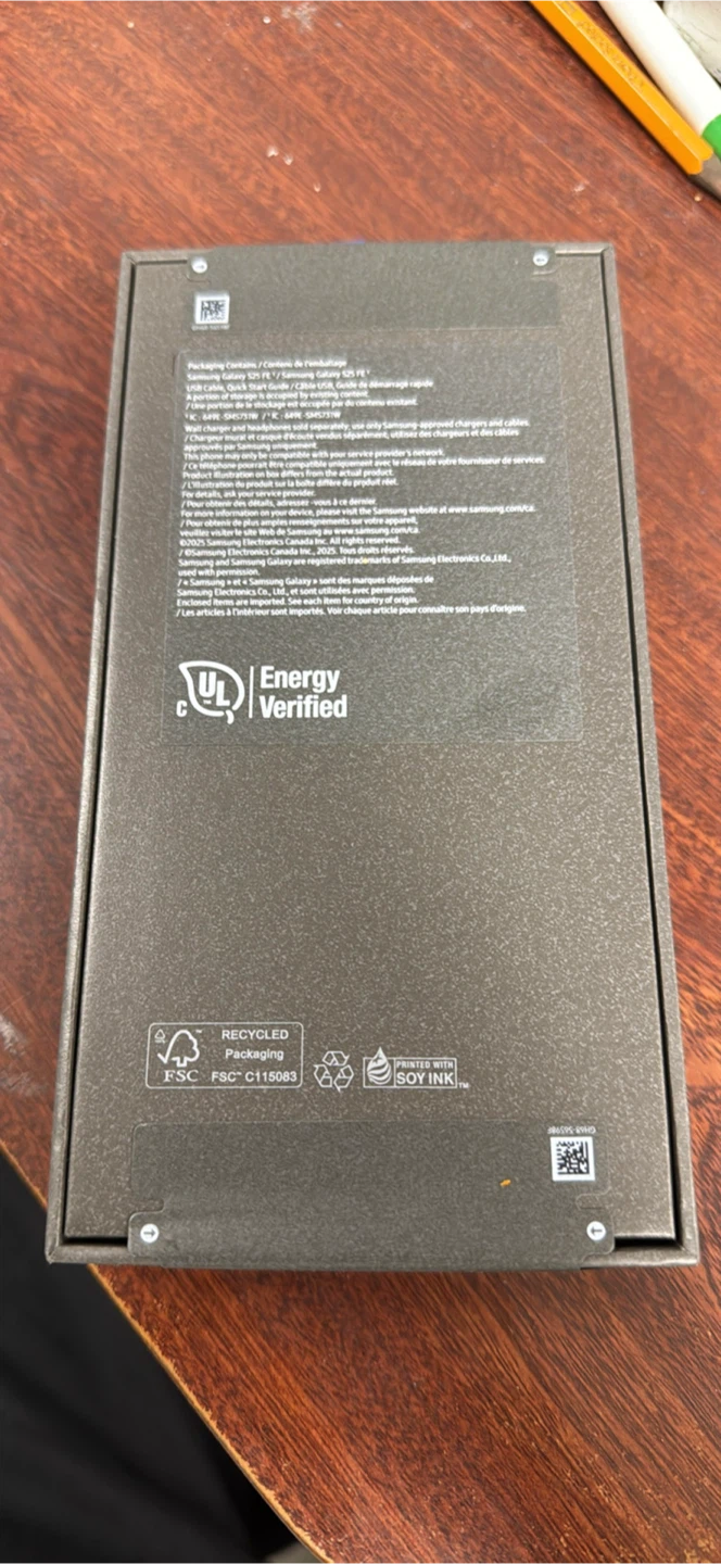 New Samsung Galaxy S25 FE - 128GB, Noir de Jais - photo 3