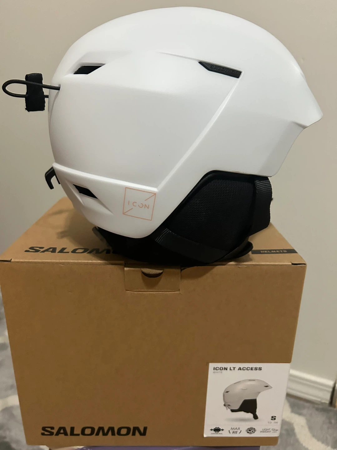 Salomon Icon LT Access Ski Helmet - White, Size S - photo 3