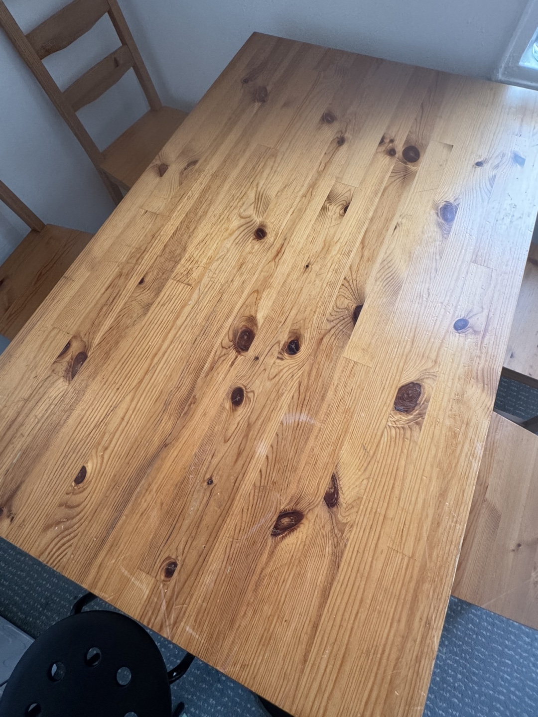 Wooden Dining Table with 4 Chairs - photo 3