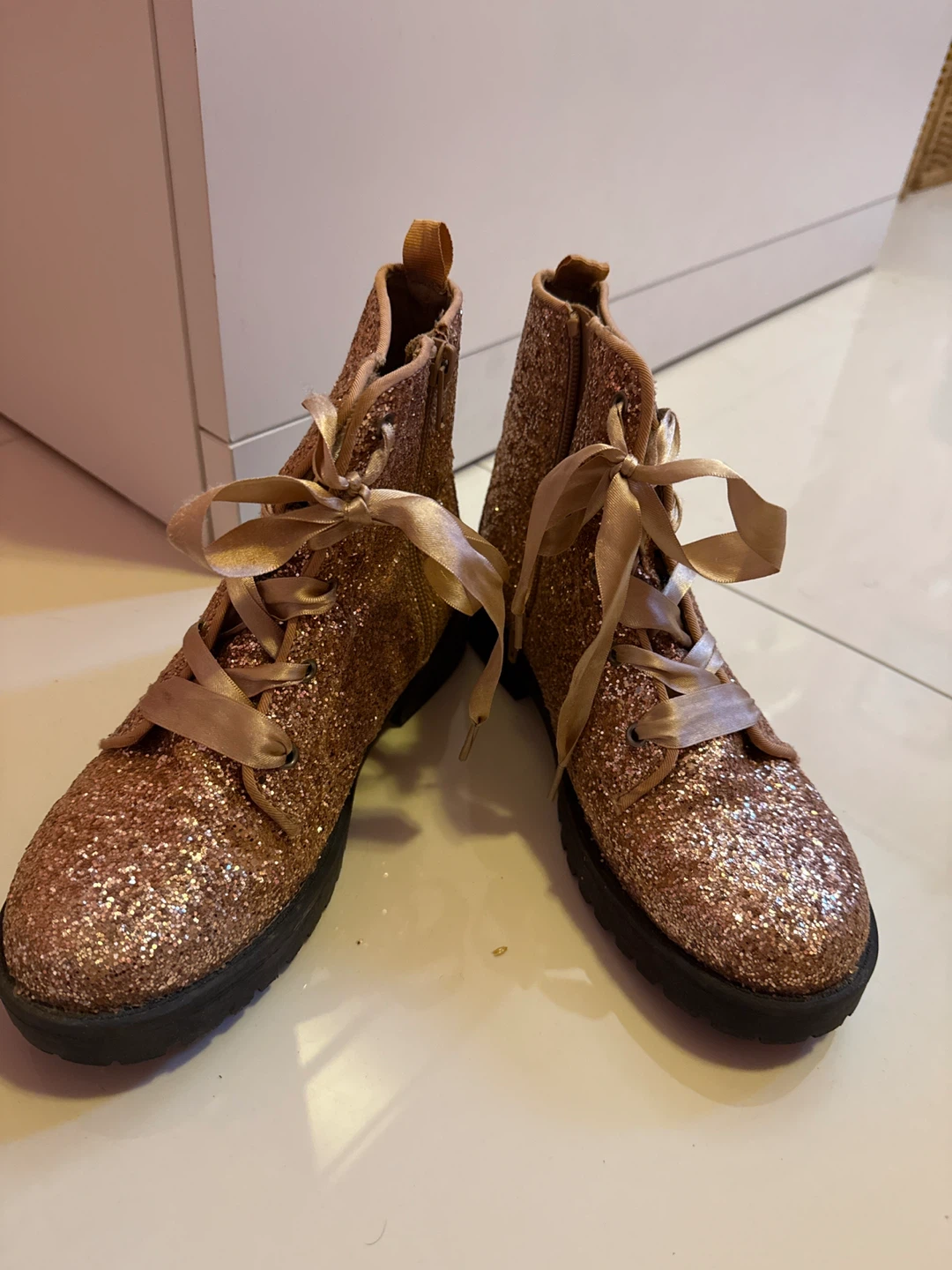 Girls' Glitter Boots - Size 8 - photo 3