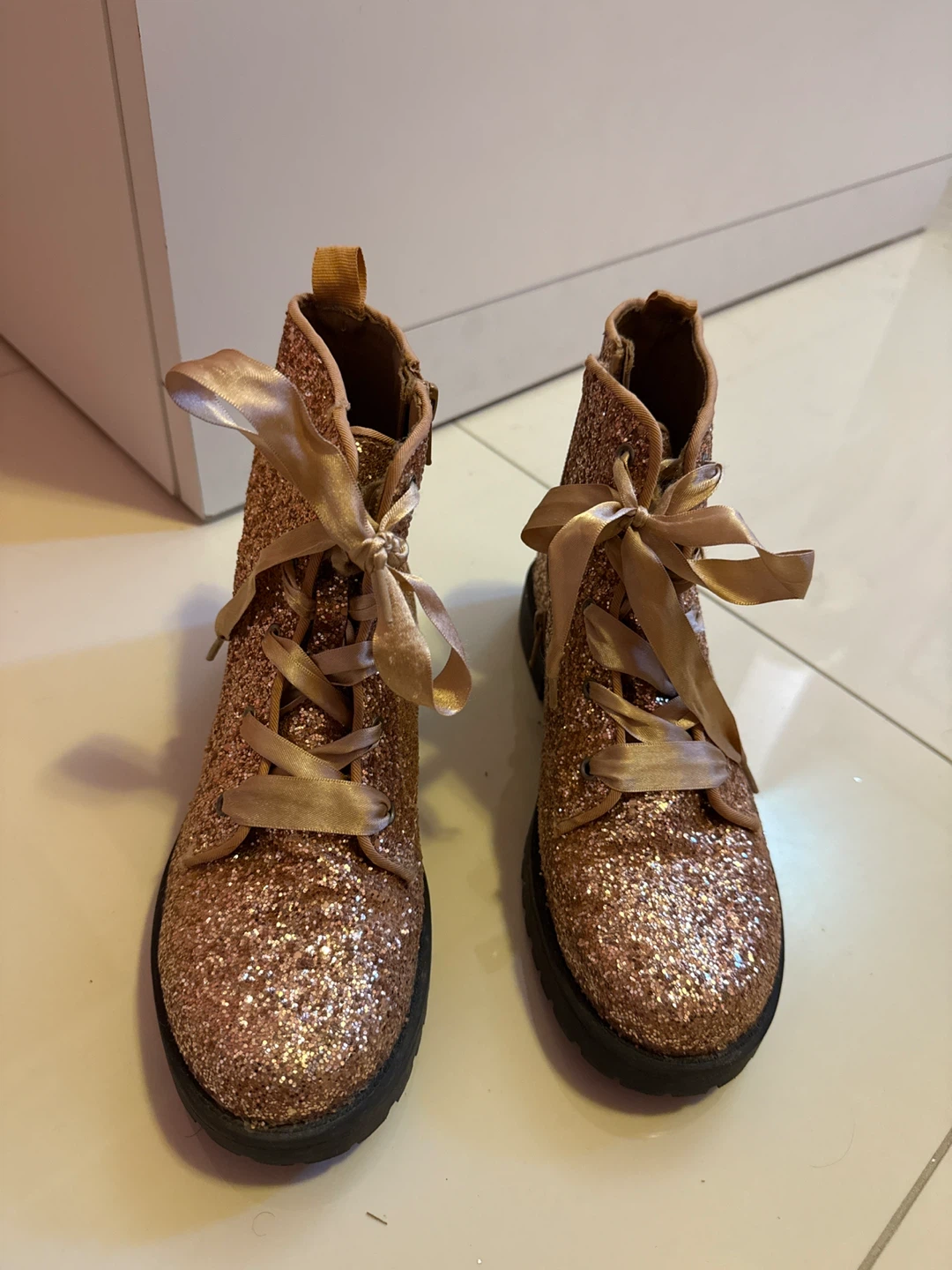 Girls' Glitter Boots - Size 8