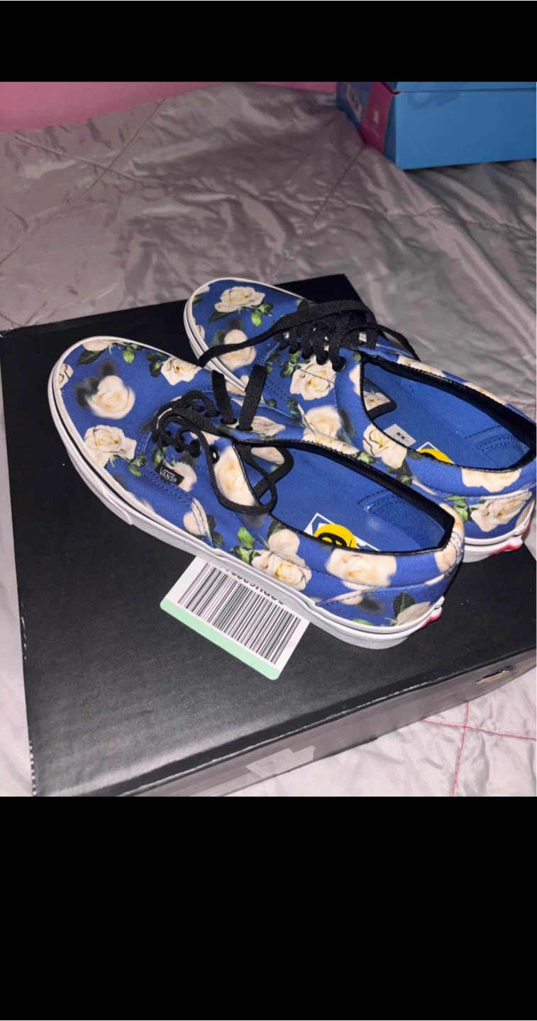 Vans Women's Era Romantic Floral Blue US 9 - photo 4