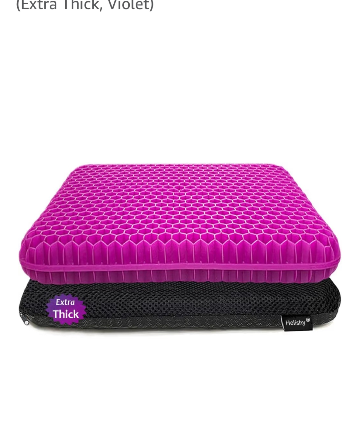 Extra Thick Violet Seat Cushion
