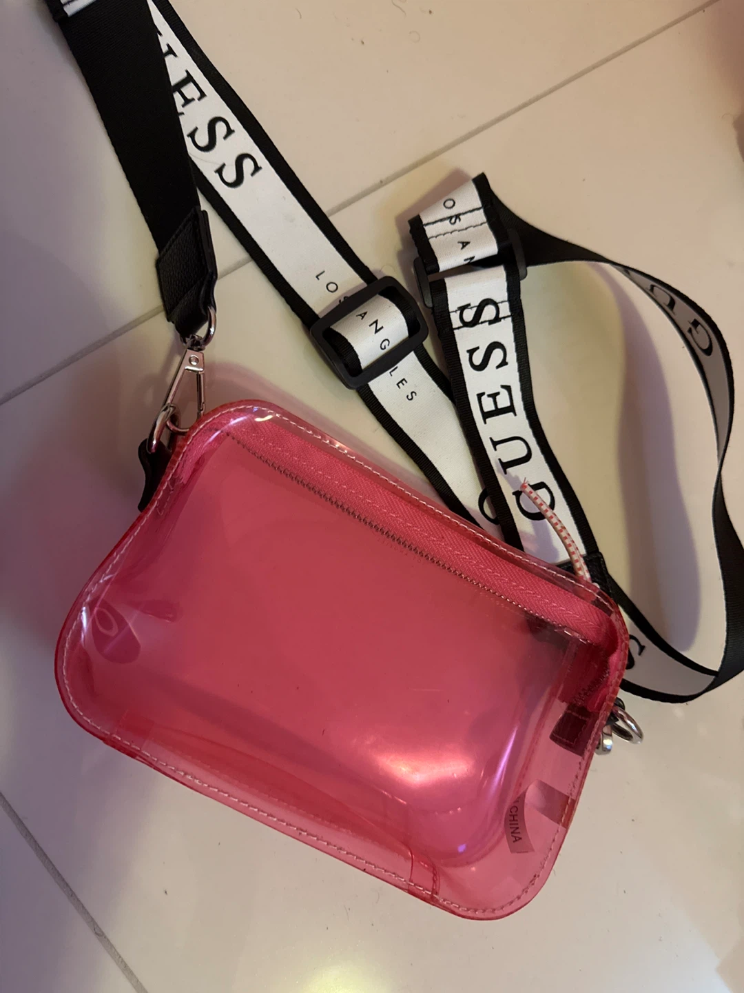 Guess Pink Clear Crossbody Bag - photo 2