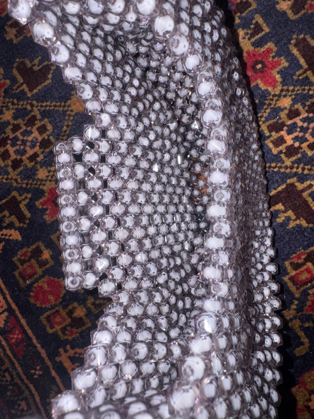 Handmade small Beaded Handbag - photo 2