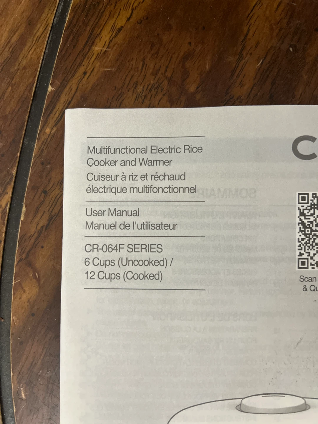 Cuckoo CR-064F Electric Rice Cooker - 6 Cups - photo 4