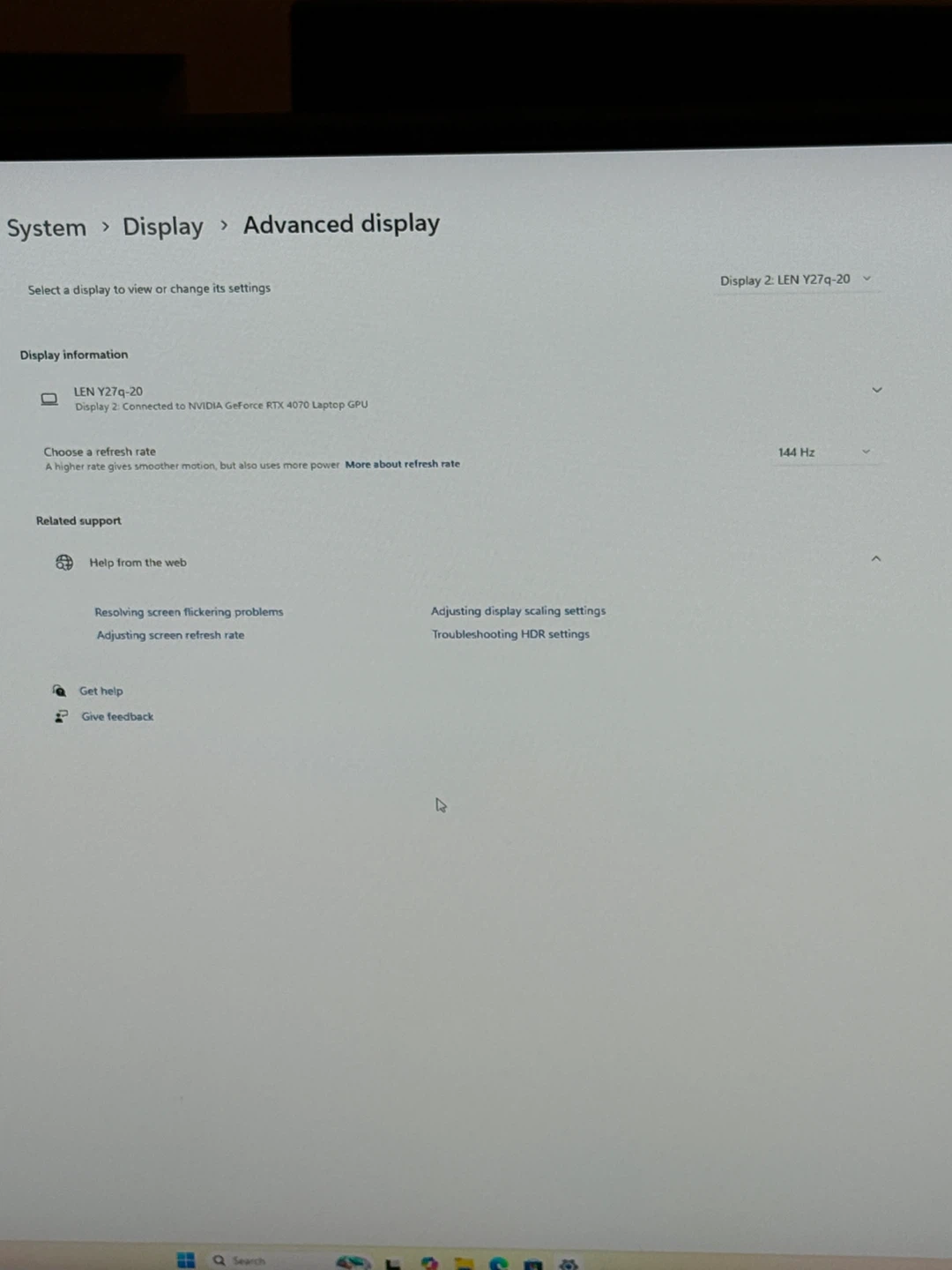 Lenovo Legion Y27q-20 Gaming Monitor - photo 2