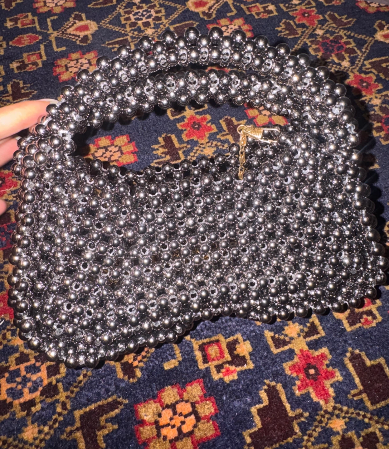 Beaded Handbag handmade - photo 3