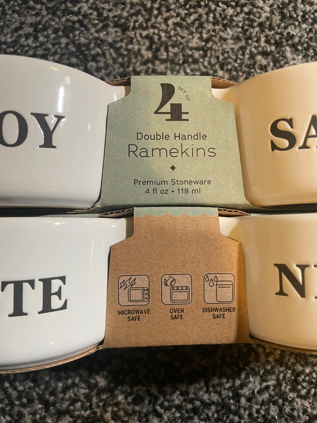 Double Handle Ramekins Set of 4 - photo 2