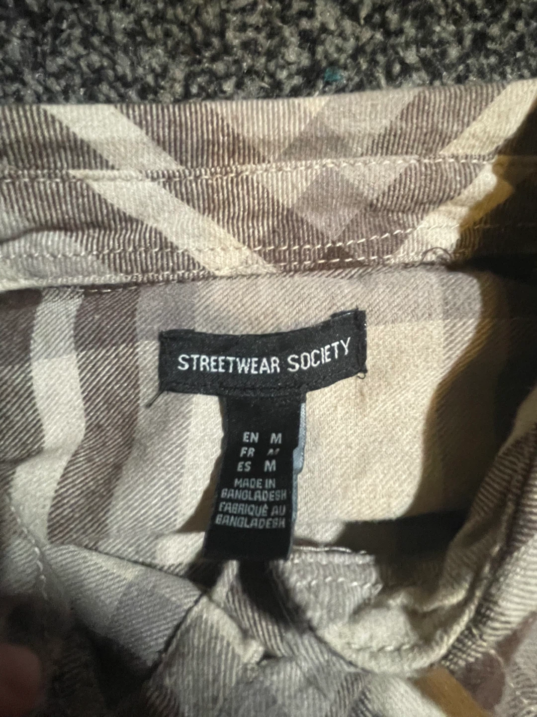 Streetwear Society Plaid Flannel Shirt - photo 5