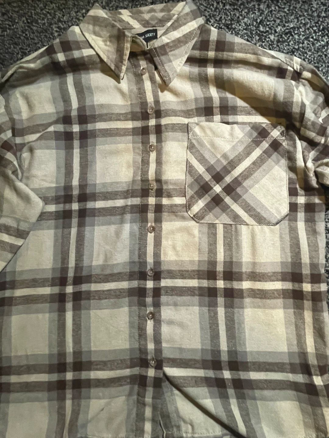 Streetwear Society Plaid Flannel Shirt - photo 4