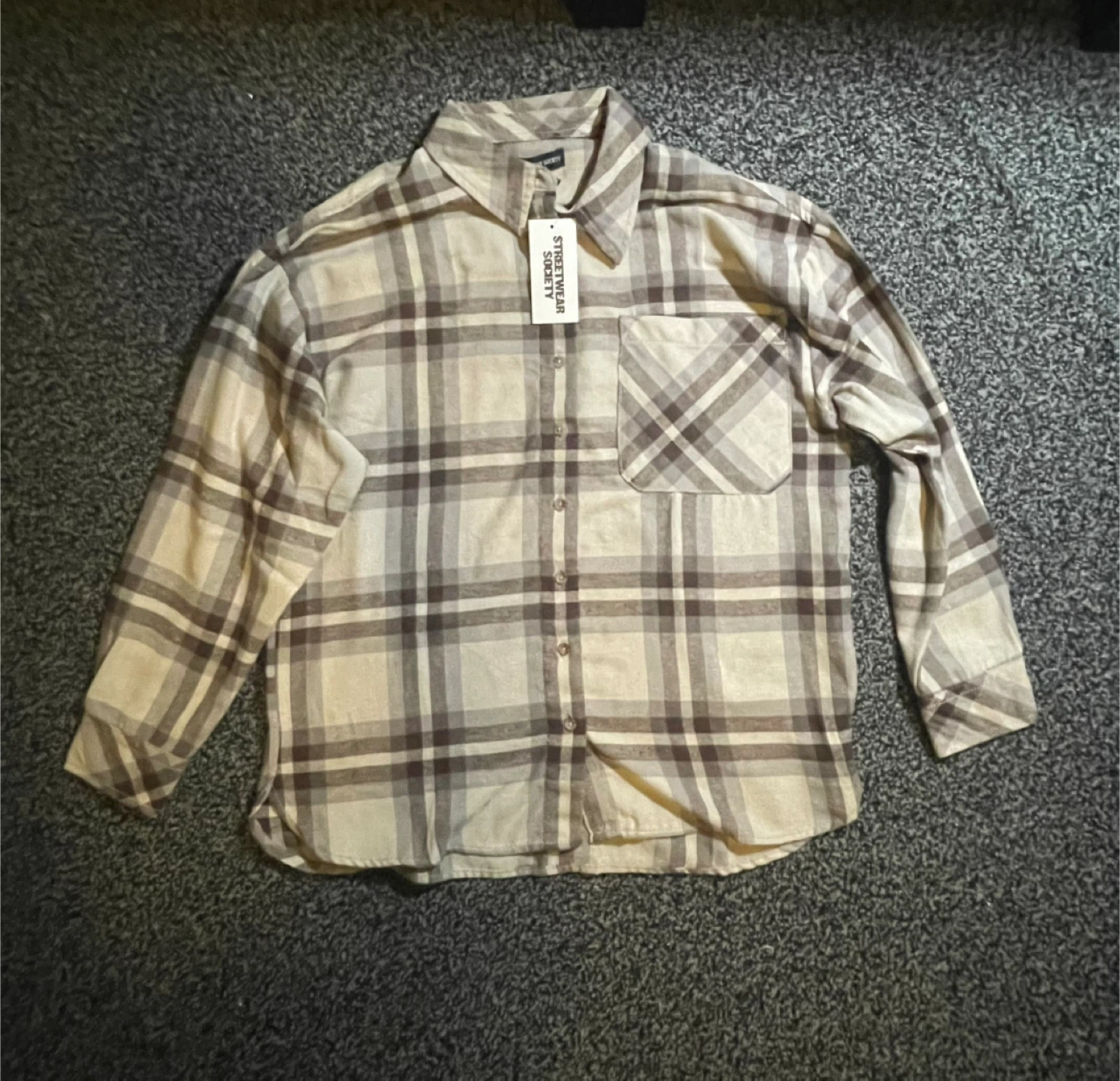 Streetwear Society Plaid Flannel Shirt