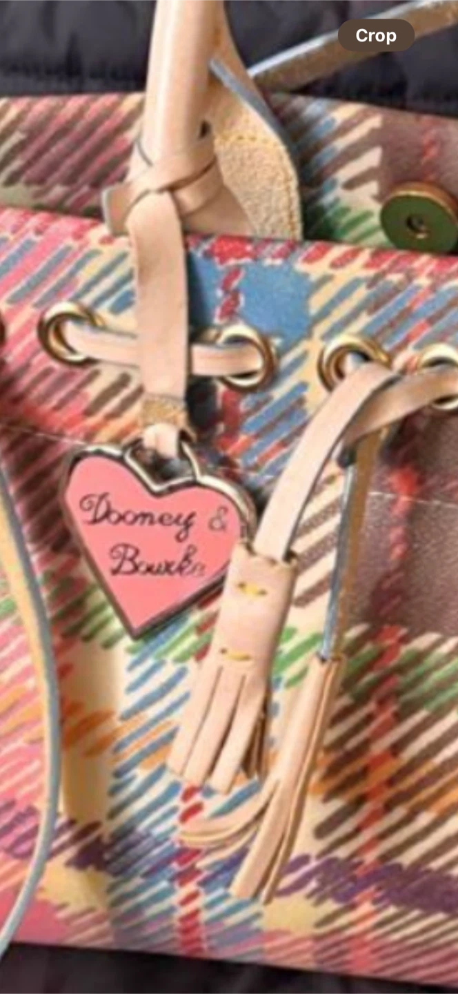 Dooney & Bourke Plaid Tote Bag