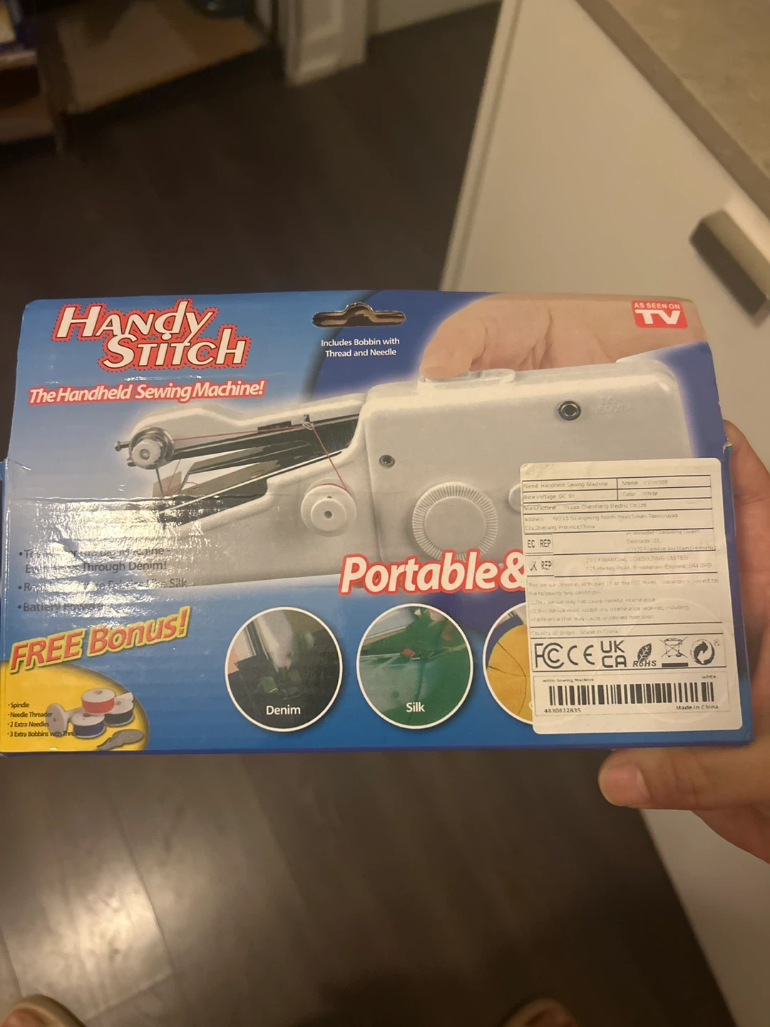 Handy Stitch Handheld Sewing Machine - New in Box! - photo 2