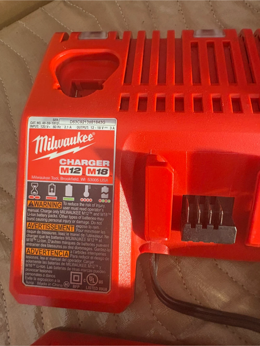 Milwaukee M12 M18 Battery Chargers