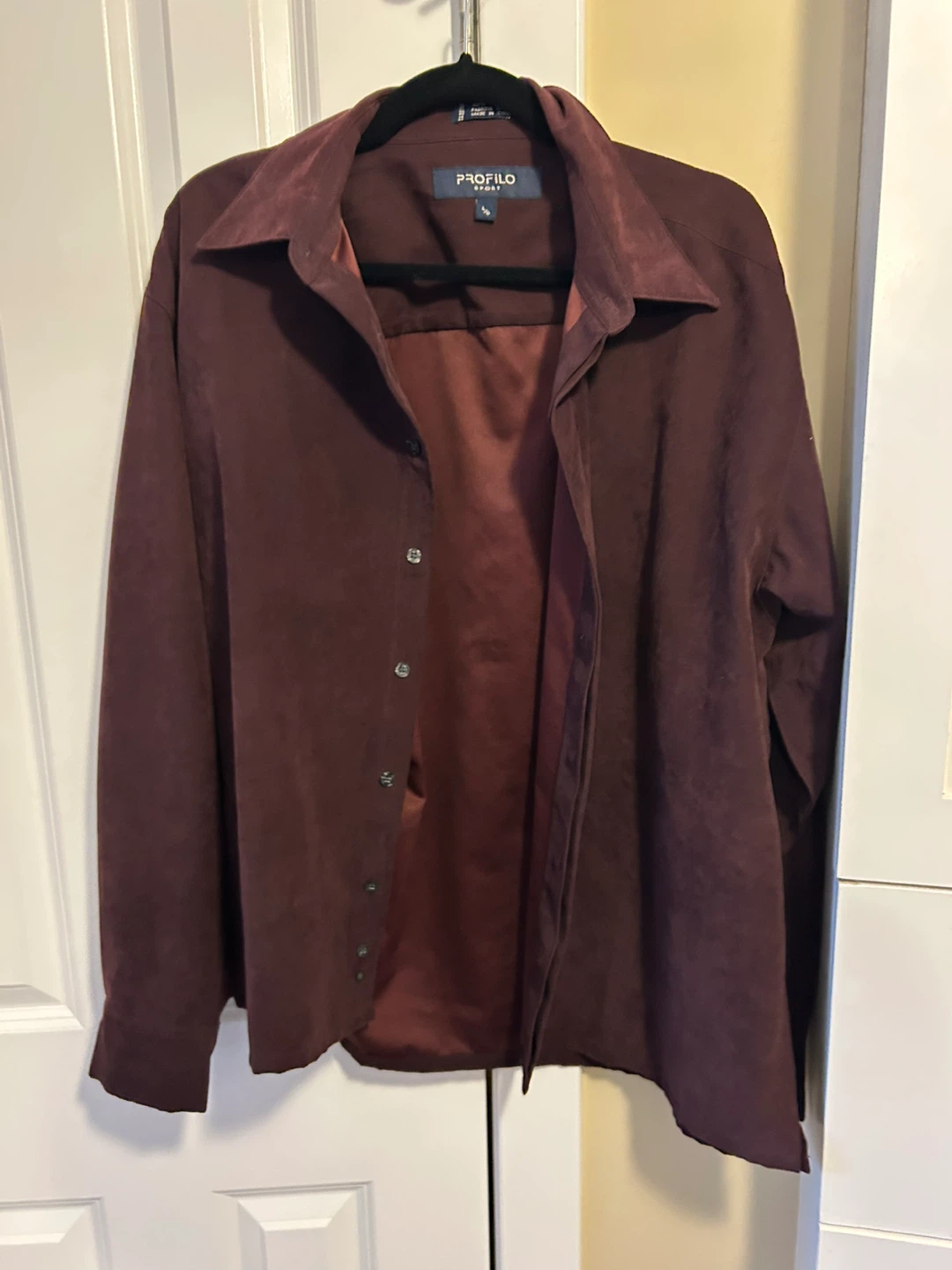 Profilo Sport Burgundy Shirt - Size L