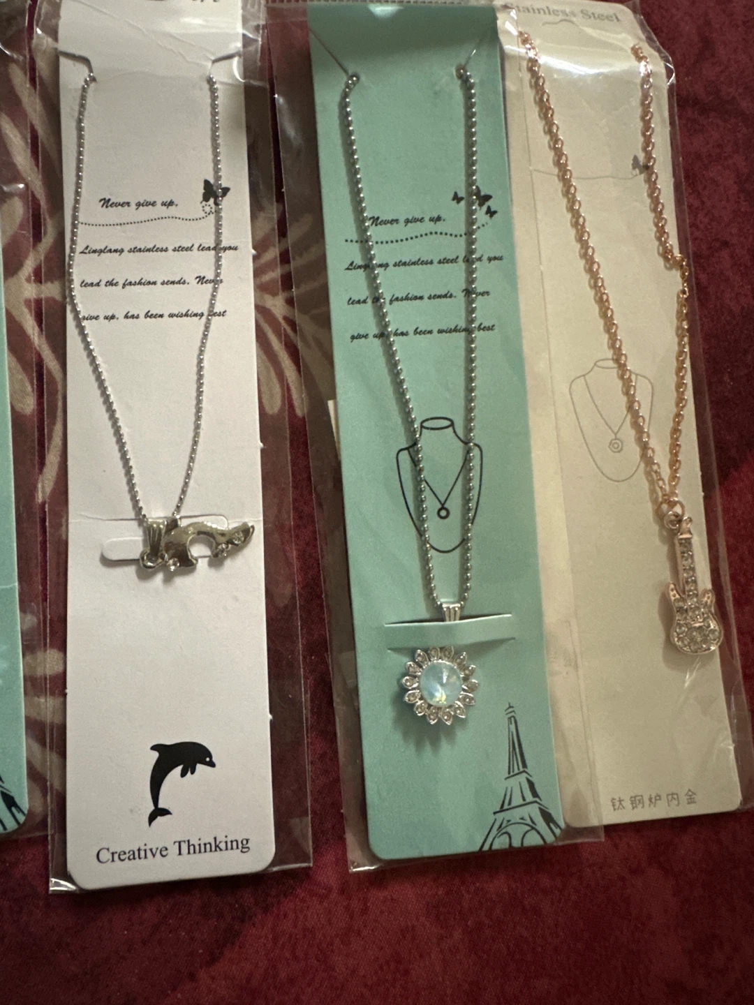 New Stainless Steel Necklaces - Assorted Styles - photo 3