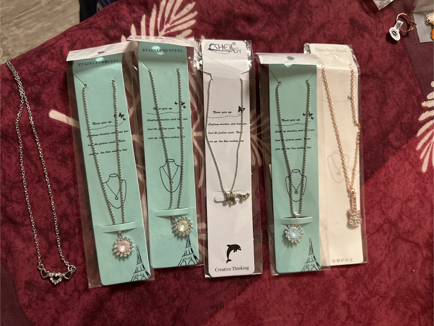 New Stainless Steel Necklaces - Assorted Styles