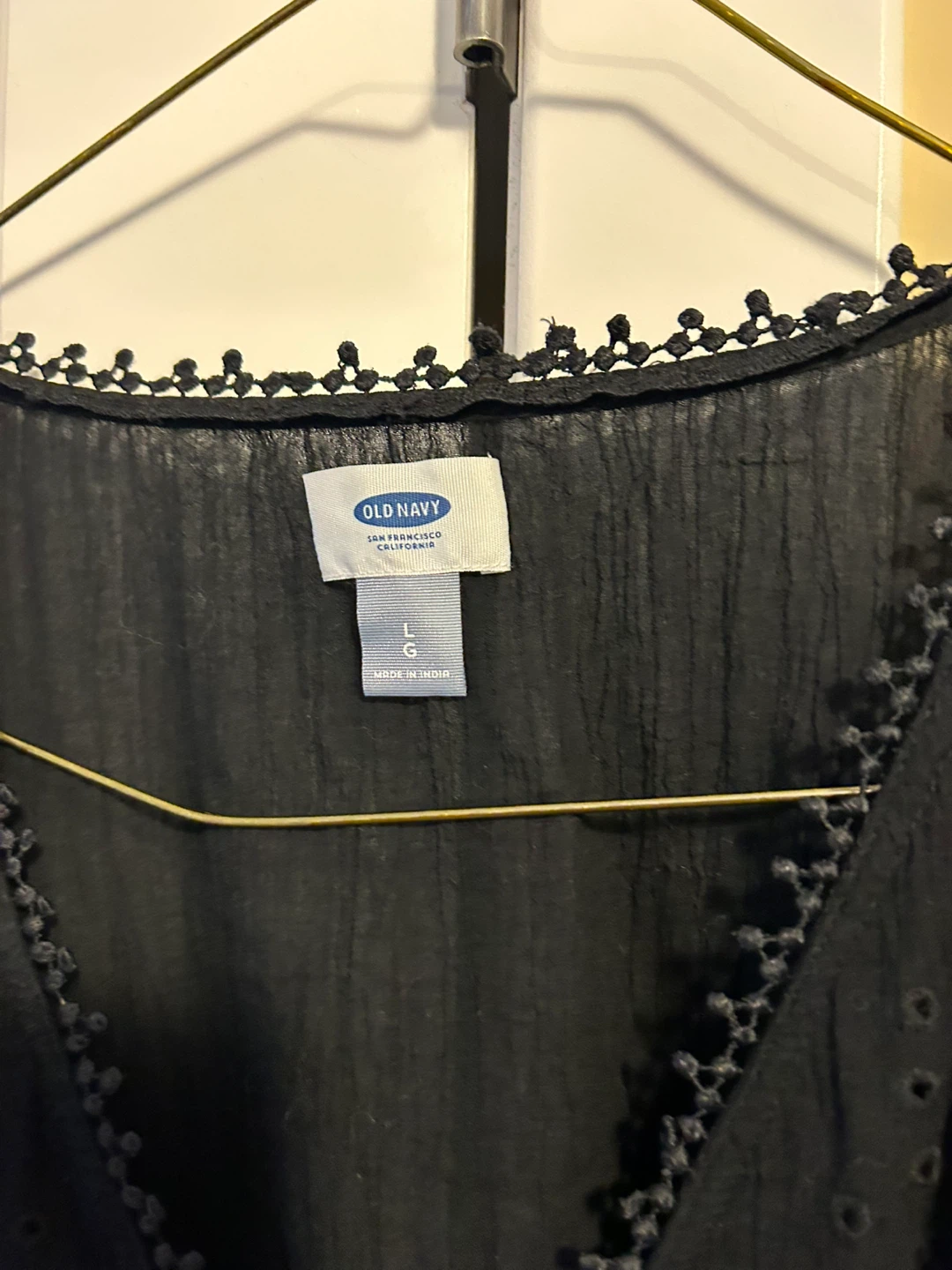 Old Navy Black Swim Cover Up - Size L - photo 3