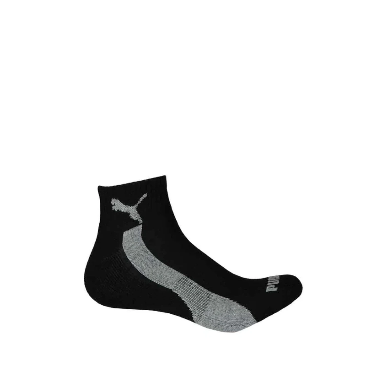 Puma Black/Grey Ankle Socks (Size 10-13) - photo 2