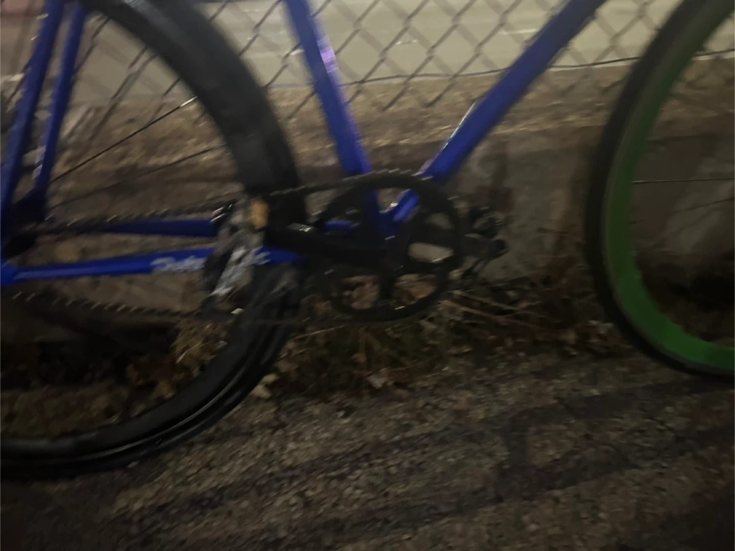 Blue Single Speed Fixie Bike - photo 4