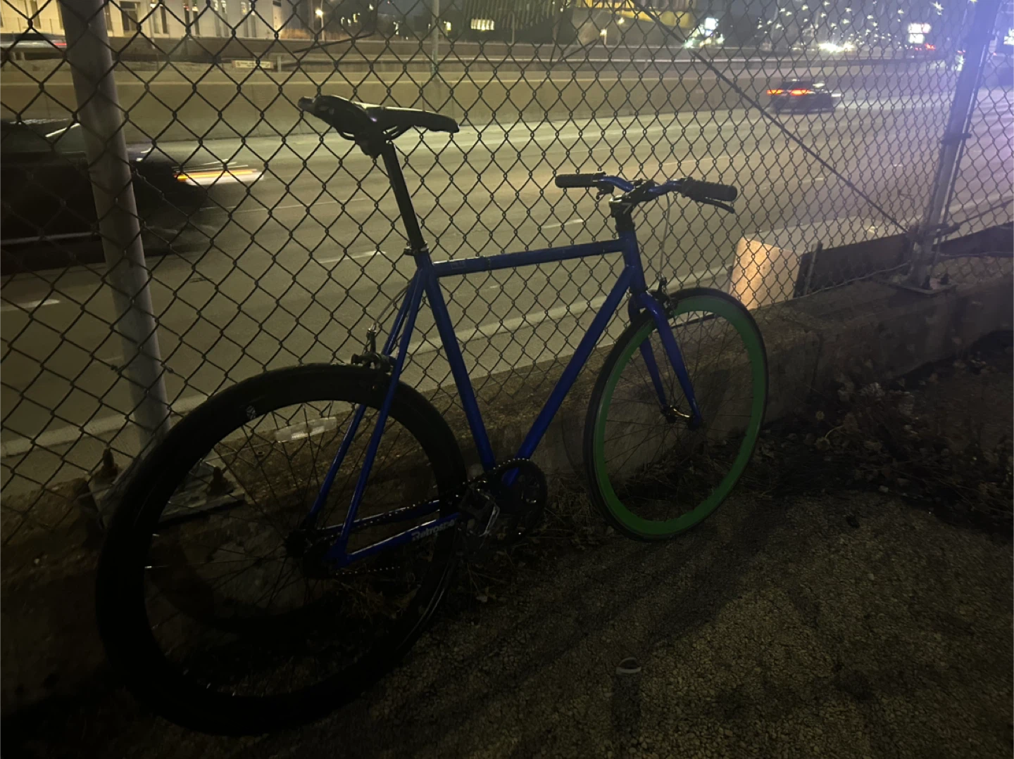 Blue Single Speed Fixie Bike - photo 2