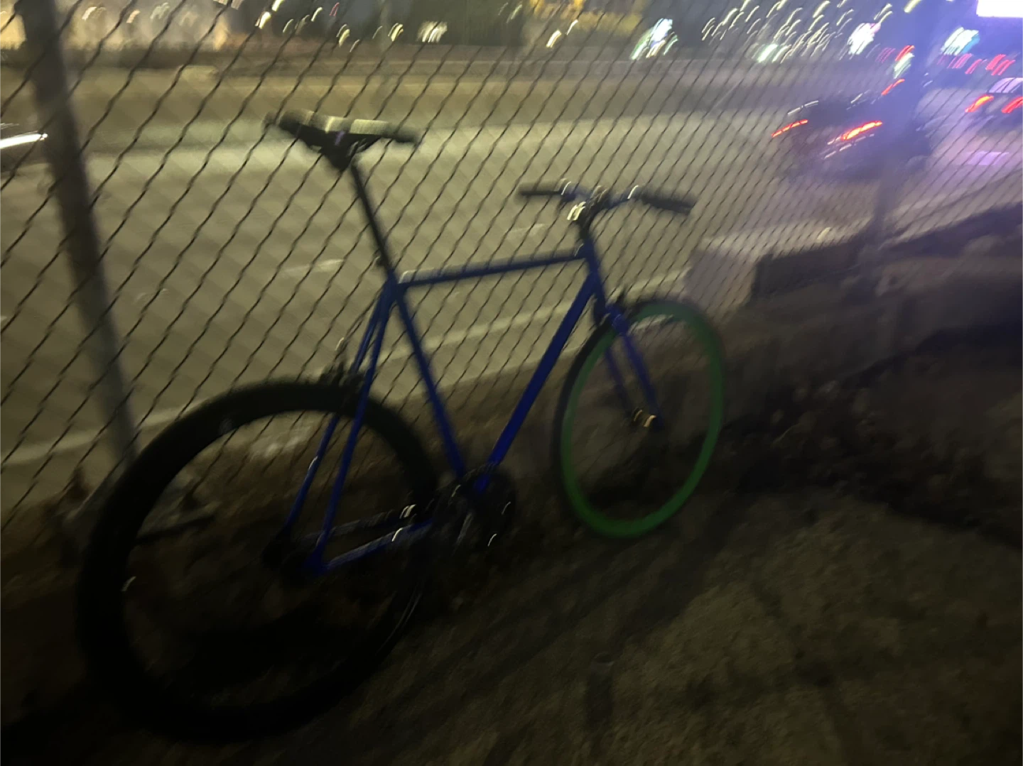 Blue Single Speed Fixie Bike - photo 5