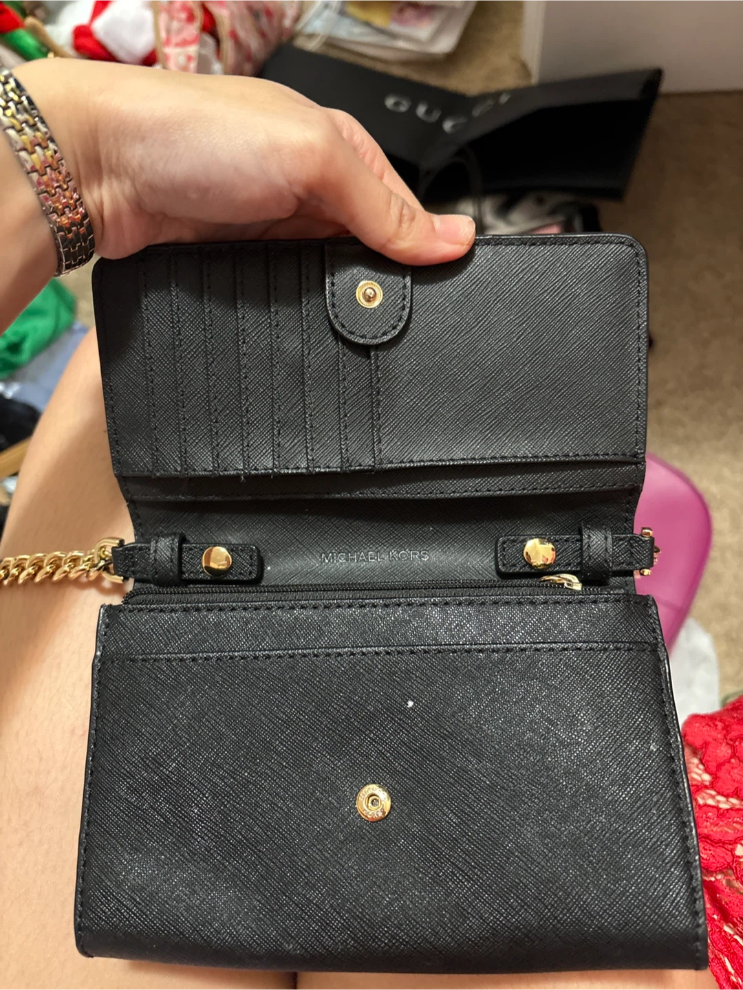 Michael Kors Black Crossbody Wallet - photo 3