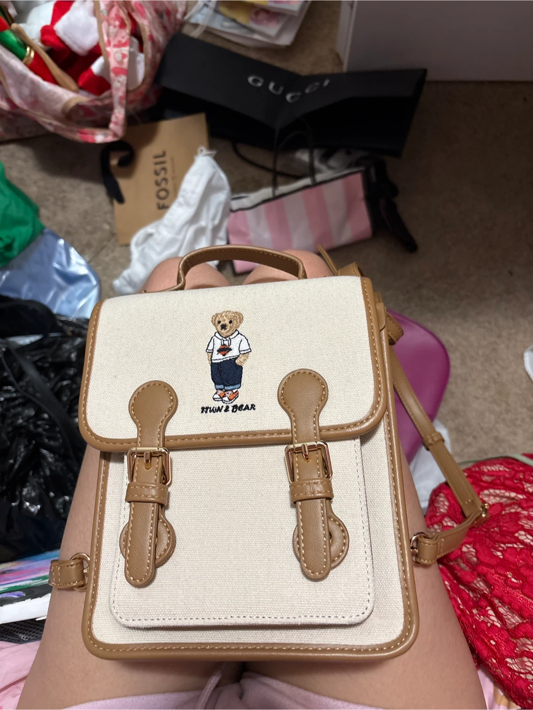 Run & Bear Mini Backpack