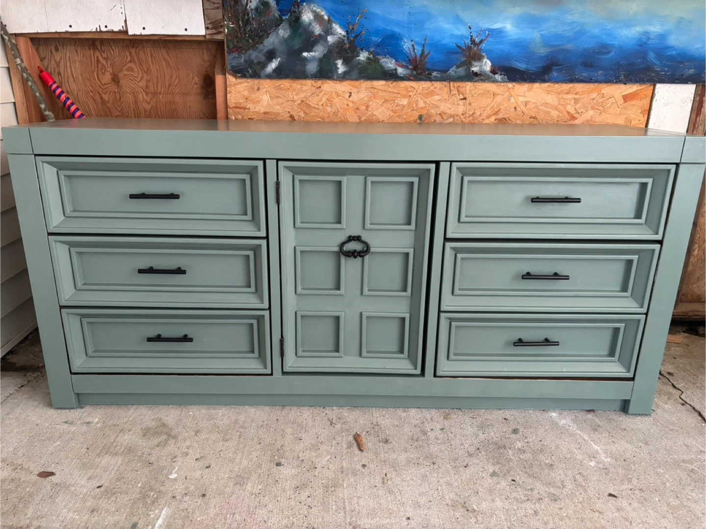 Bassett Furniture Dresser, Mint Green - photo 2