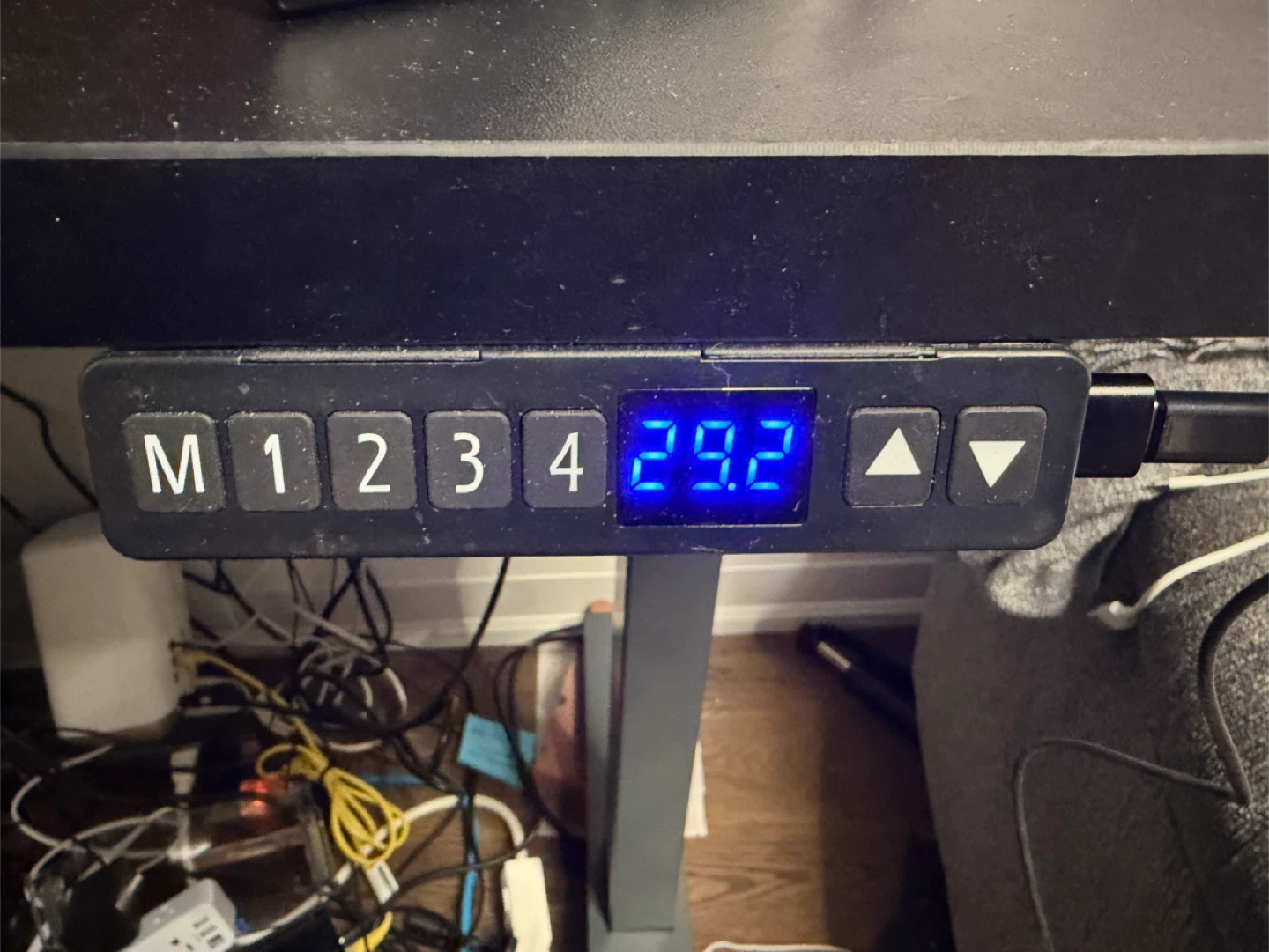 Black Adjustable Standing Desk (48”x24”) - photo 3