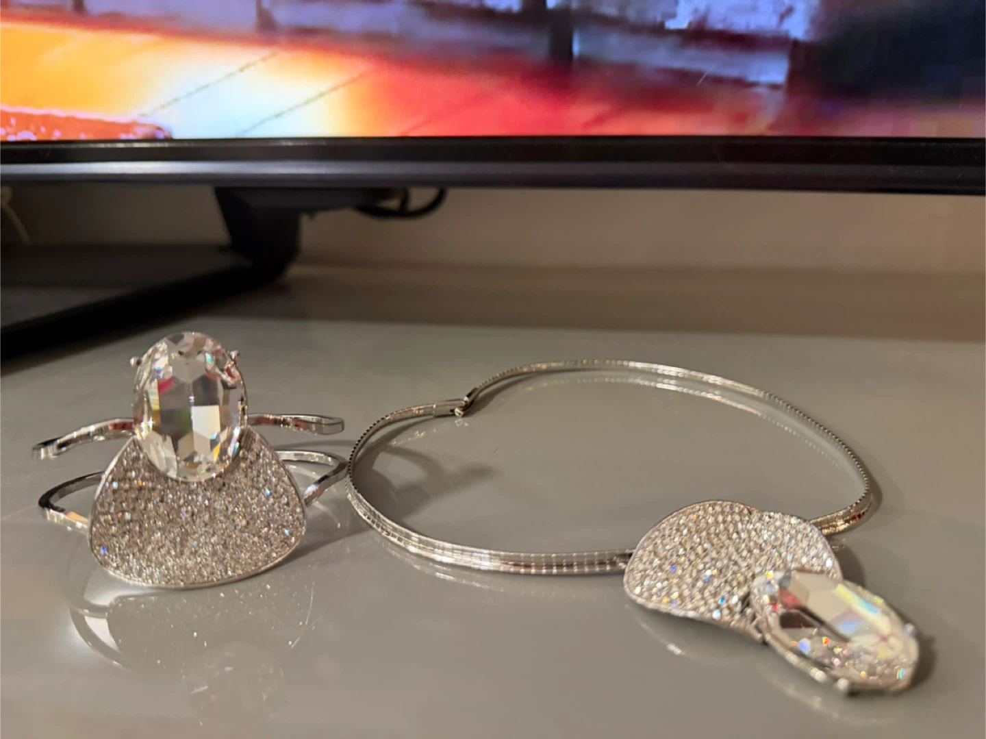 Swarovski crystal Necklace and Bracelet Set - photo 4