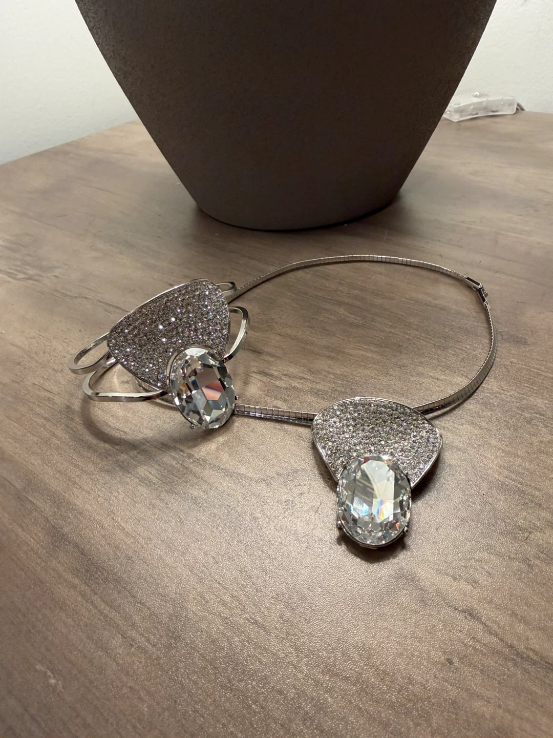 Swarovski crystal Necklace and Bracelet Set - photo 3