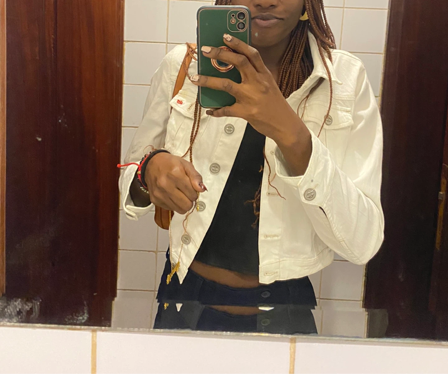 H&M Divided White Denim Jacket - Size S