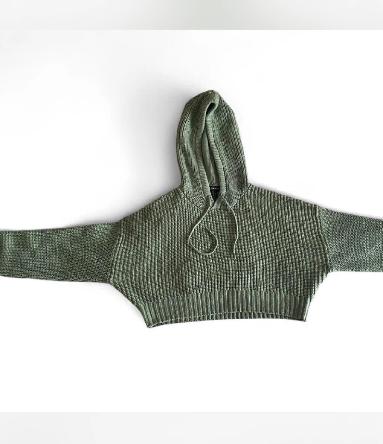 Streetwear Society Knit  cropped Hoodie - Size S