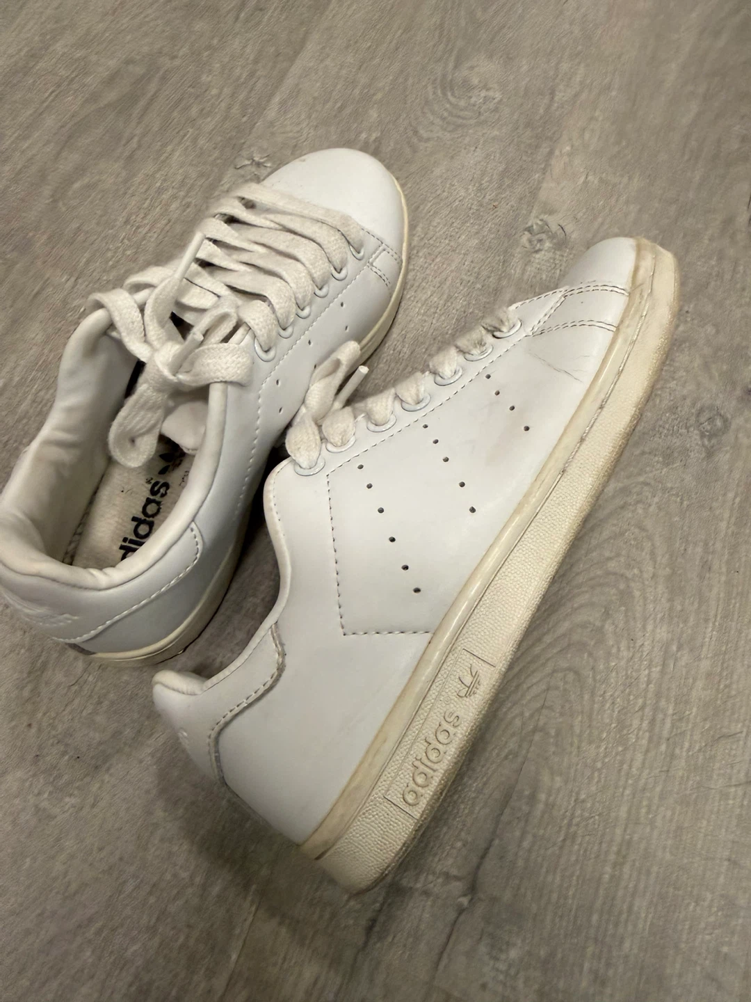 Adidas Stan Smith White Sneakers - Size 6 - photo 2