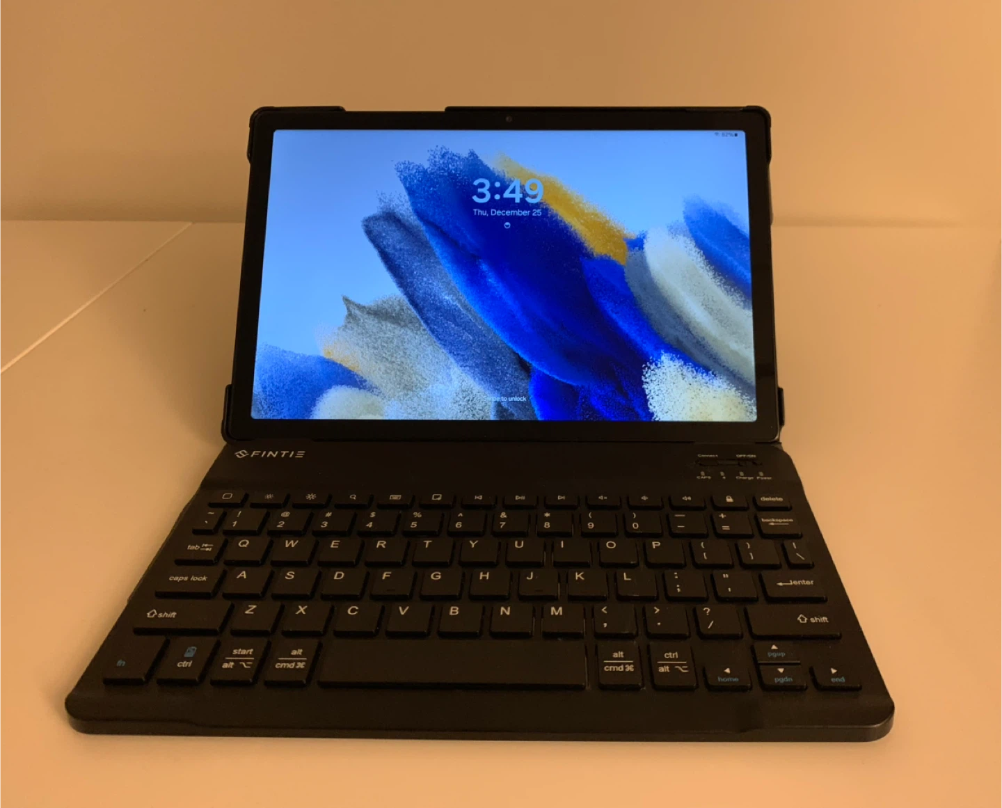 Samsung Tablet with Fintie Keyboard Case