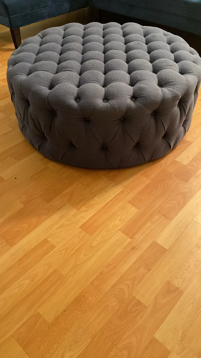 Round Tufted Ottoman