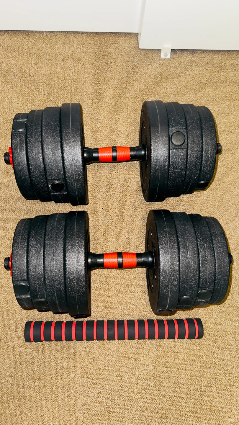 30kg Adjustable Dumbbell Set total (66lb) - photo 2