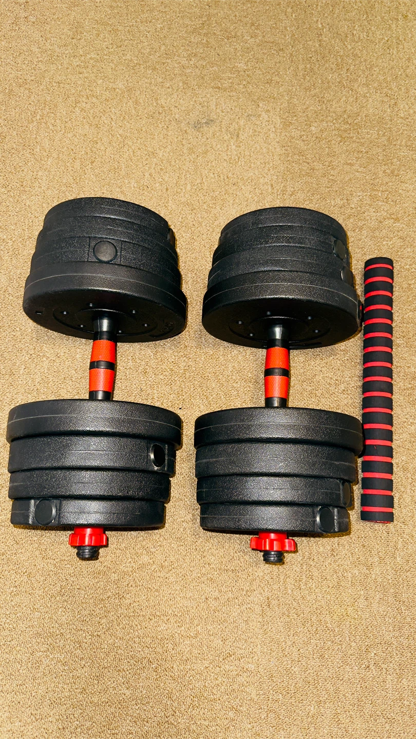 30kg Adjustable Dumbbell Set total (66lb) - photo 3