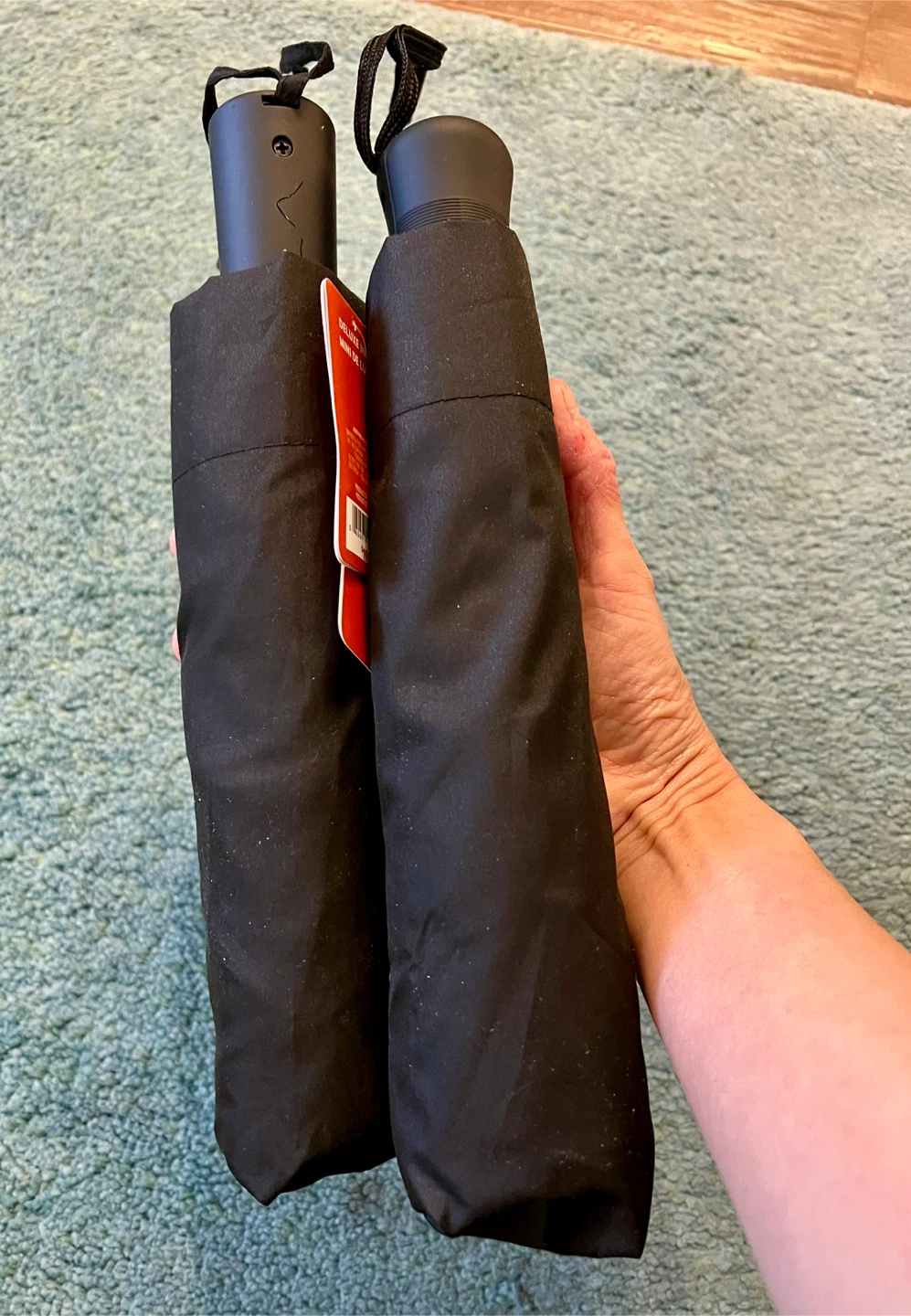 Joe Fresh Deluxe Mini Umbrella - Black, New with Tags! - photo 5