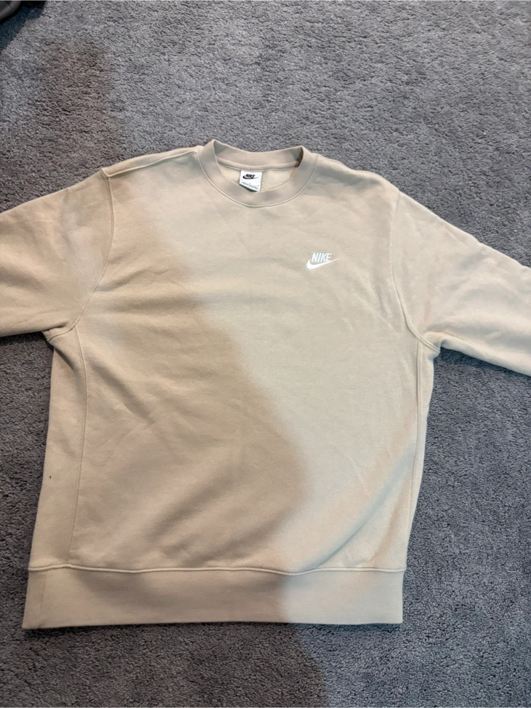 Nike Crewneck Sweatshirt - Beige