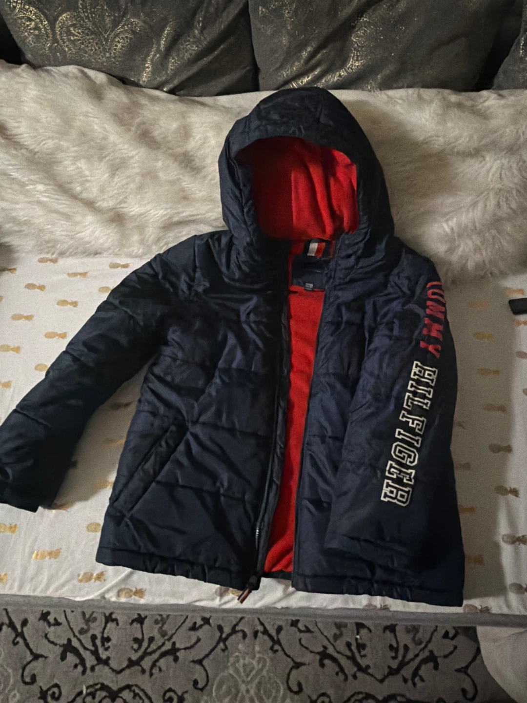 Tommy Hilfiger Navy Blue Puffer Jacket