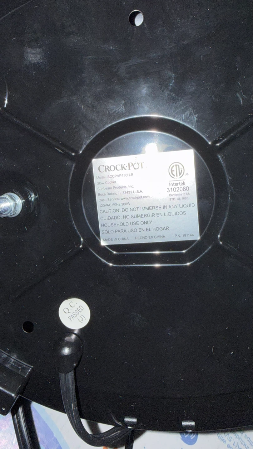 Crock-Pot SCCPV450H-B Slow Cooker - photo 4