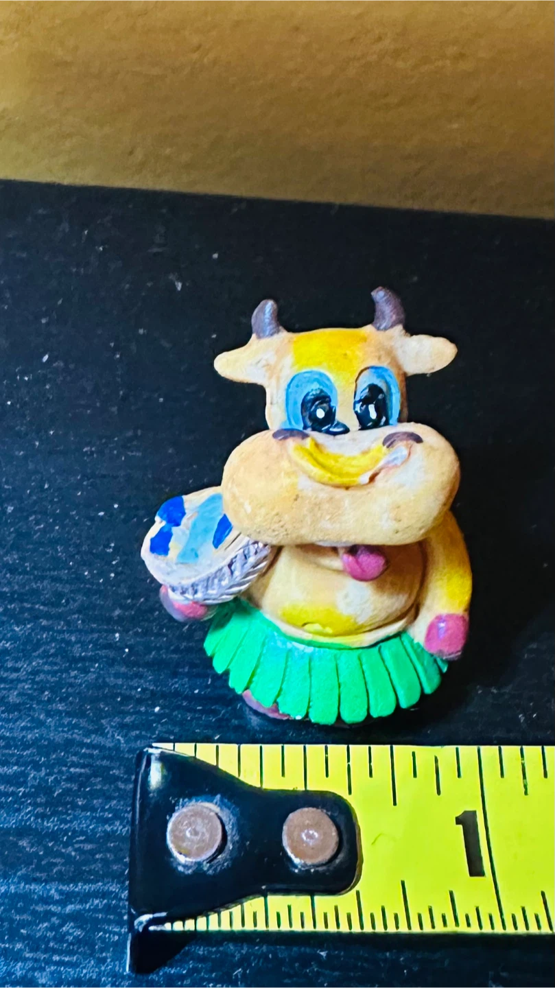 Handmade Cow Figurine