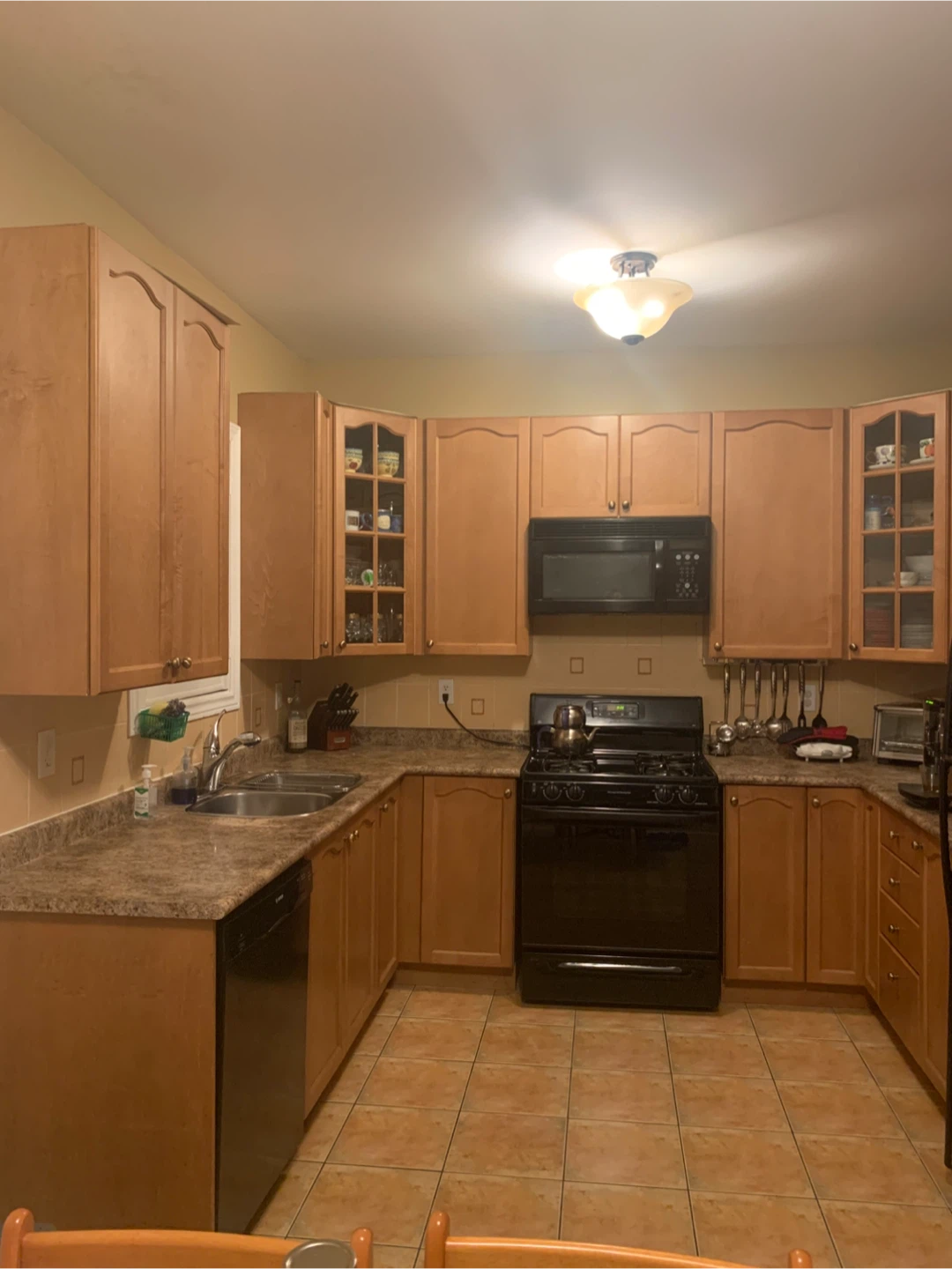 Kitchen Cabinets - Light Brown