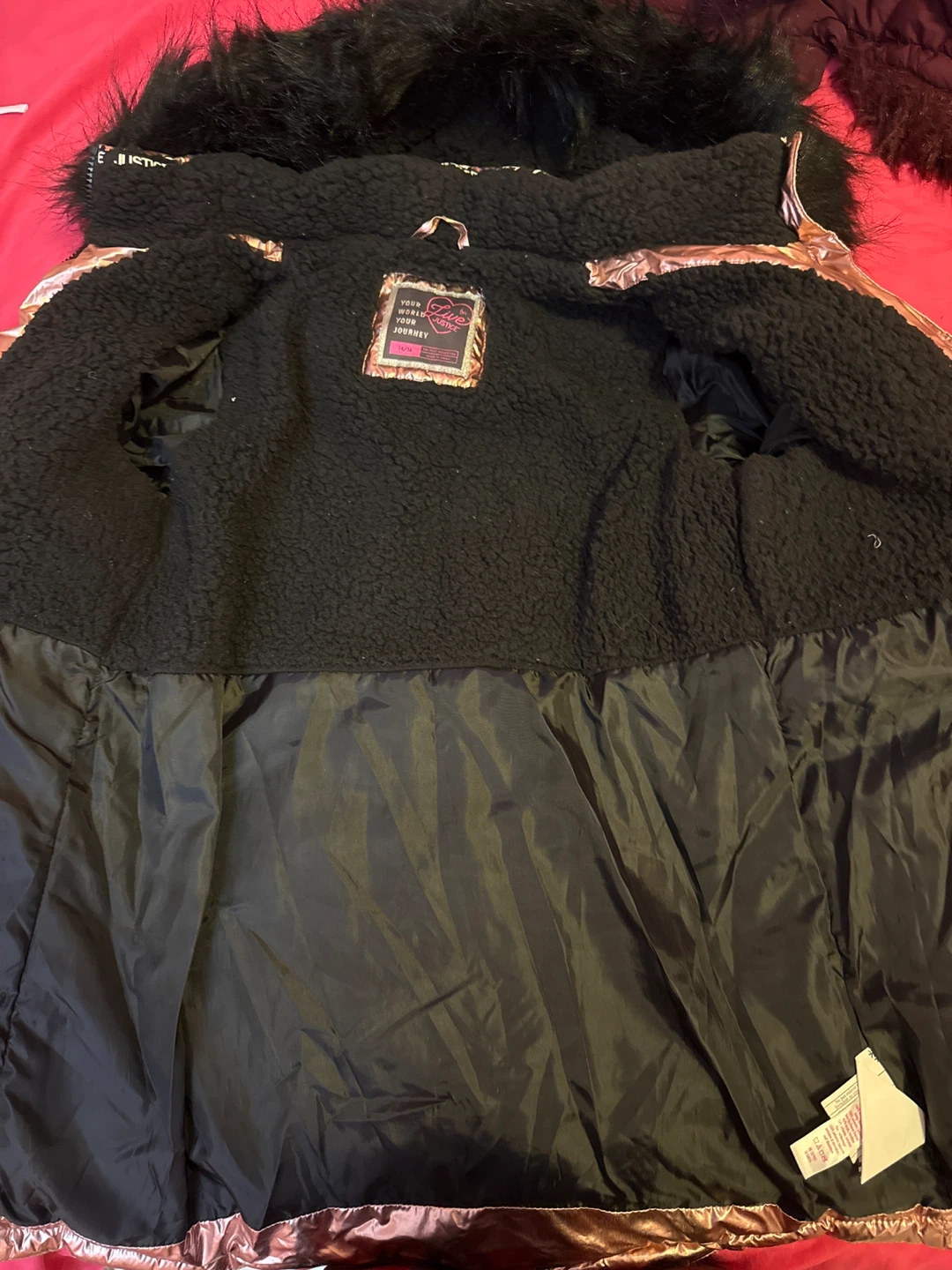 Justice Puffer Jacket - Rose Gold - photo 2