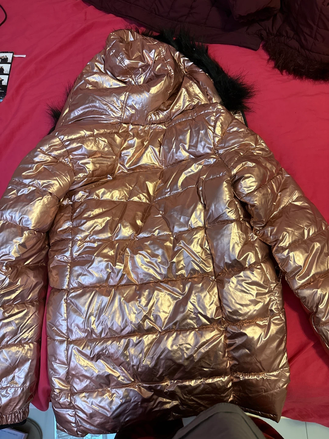 Justice Puffer Jacket - Rose Gold - photo 4
